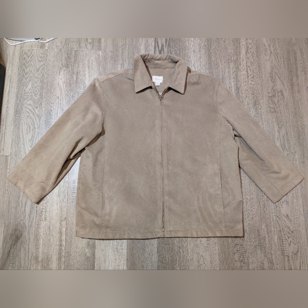 Pronto Uomo Taupe Zip-Up Jacket